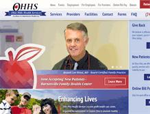 Tablet Screenshot of ohiohillshealthservices.com